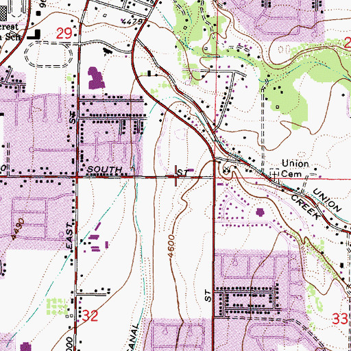 Topographic Map of The Church of Jesus Christ of Latter Day Saints, UT