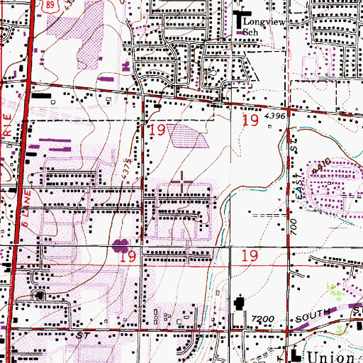 Topographic Map of The Church of Jesus Christ of Latter Day Saints, UT