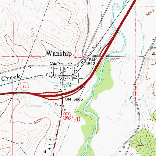 Topographic Map of The Church of Jesus Christ of Latter Day Saints, UT