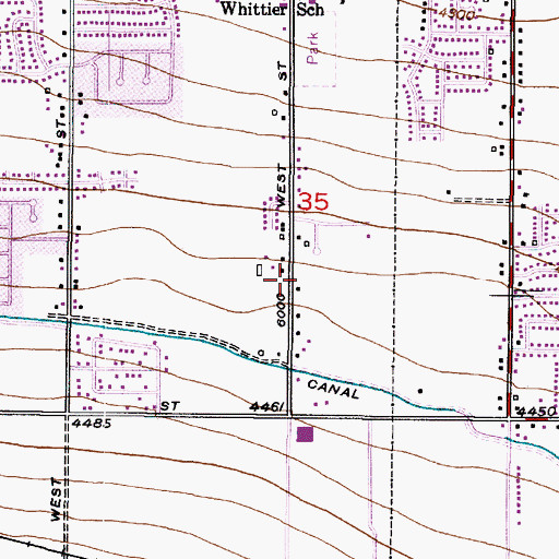 Topographic Map of The Church of Jesus Christ of Latter Day Saints, UT
