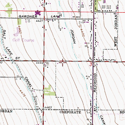 Topographic Map of The Church of Jesus Christ of Latter Day Saints, UT