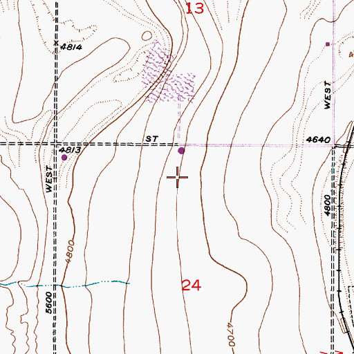 Topographic Map of The Church of Jesus Christ of Latter Day Saints, UT