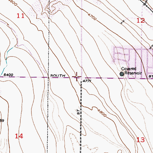 Topographic Map of The Church of Jesus Christ of Latter Day Saints, UT