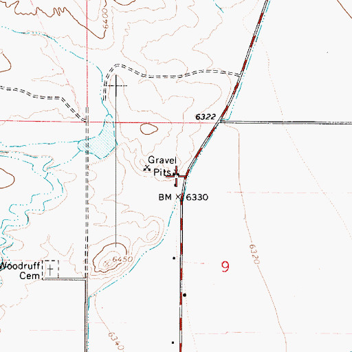 Topographic Map of The Church of Jesus Christ of Latter Day Saints, UT