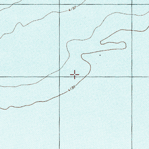 Topographic Map of Rozel Bay, UT