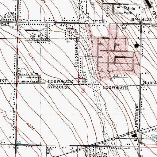 Topographic Map of Westmond Condominium, UT