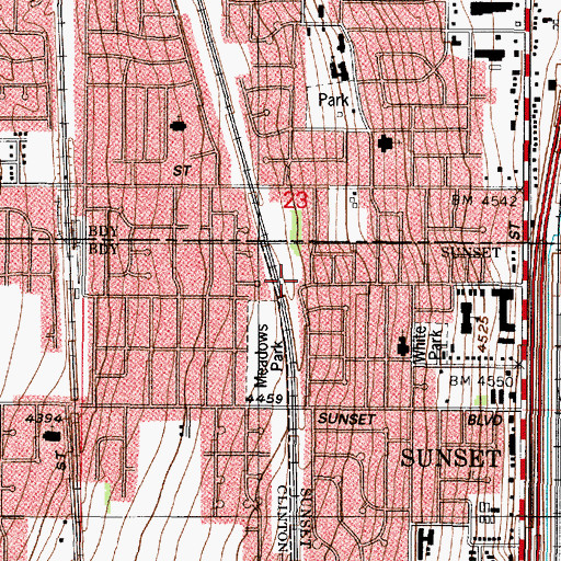Topographic Map of Celeste Place Townhouses, UT