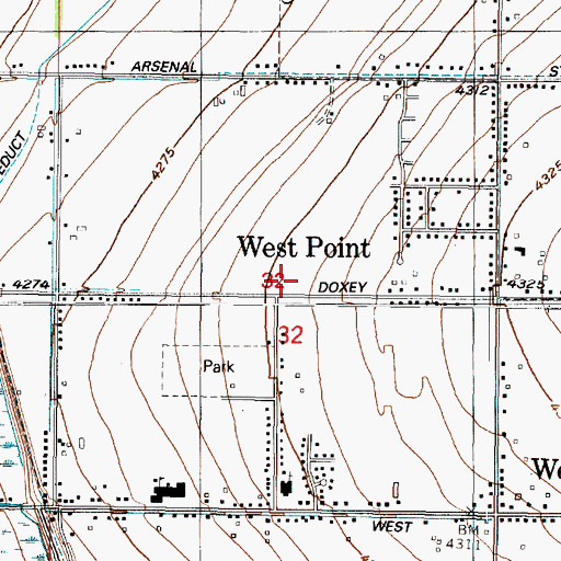 Topographic Map of Lincoln Court Condominium, UT