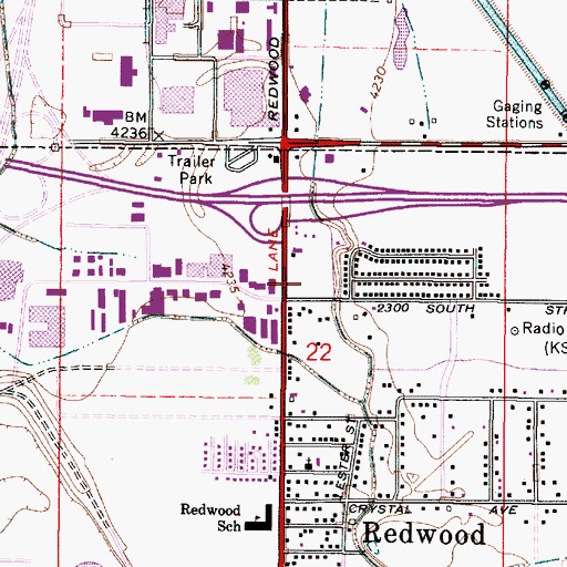 Topographic Map of Utah Labor Center Condominium, UT