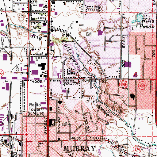 Topographic Map of French Cort Village Condominium, UT