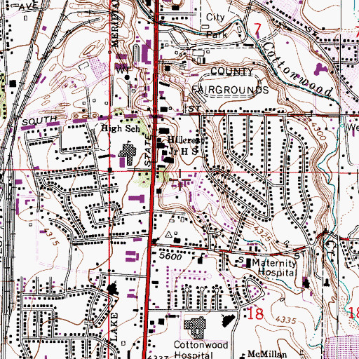 Topographic Map of Brahman Valley Condominium, UT
