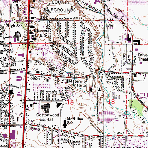 Topographic Map of El Sid Condominium, UT