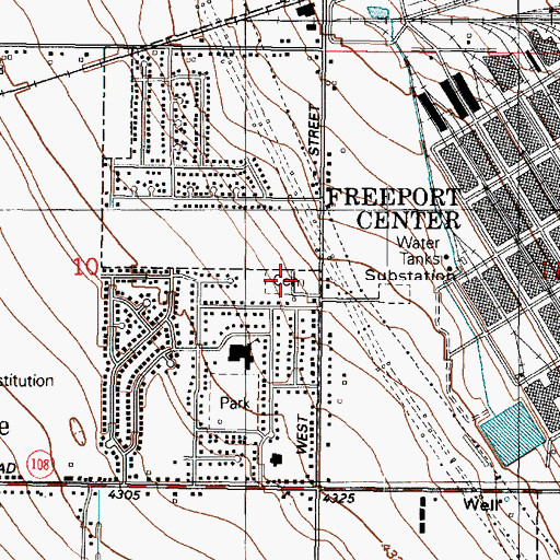 Topographic Map of Syracuse Cemetery, UT
