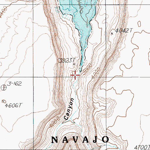 Topographic Map of Cha Creek, UT