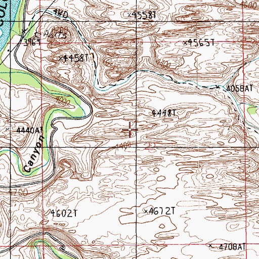 Topographic Map of Magic Theater Arch, UT