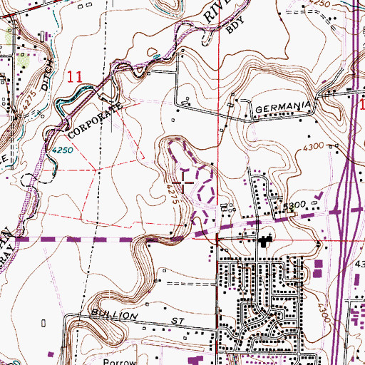 Topographic Map of Applegate Condo, UT