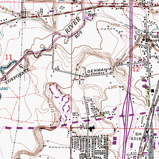 Topographic Map of Clover Hollow Condo, UT