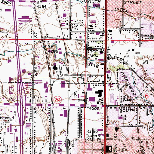 Topographic Map of Fireclay Plaza Condo, UT