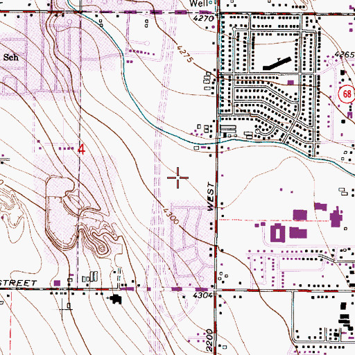 Topographic Map of Heather Glen Condo, UT