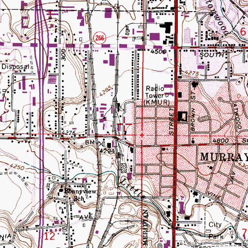 Topographic Map of Miller Calioon Addition, UT