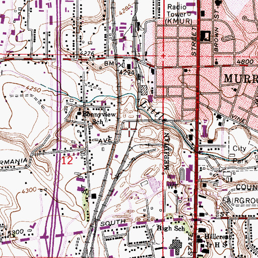 Topographic Map of Stonebridge Condo, UT