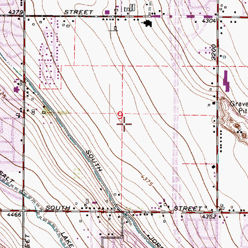Topographic Map of Twenty-seventh Street Condo, UT
