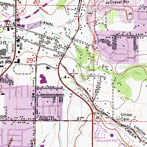 Topographic Map of Siesta Drive Condo, UT