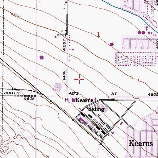 Topographic Map of Colony West Subdivision - Numbers 13, 14 and 15, UT