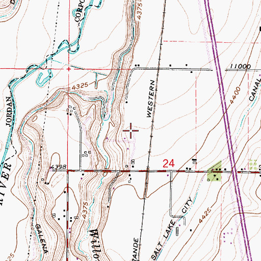 Topographic Map of LKC Development, UT