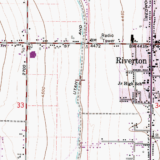 Topographic Map of Timp View Plat A,B,C,D, UT