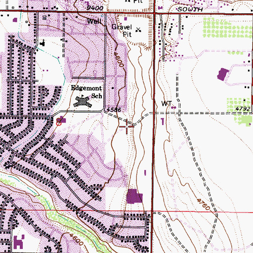 Topographic Map of Spring Circle, UT