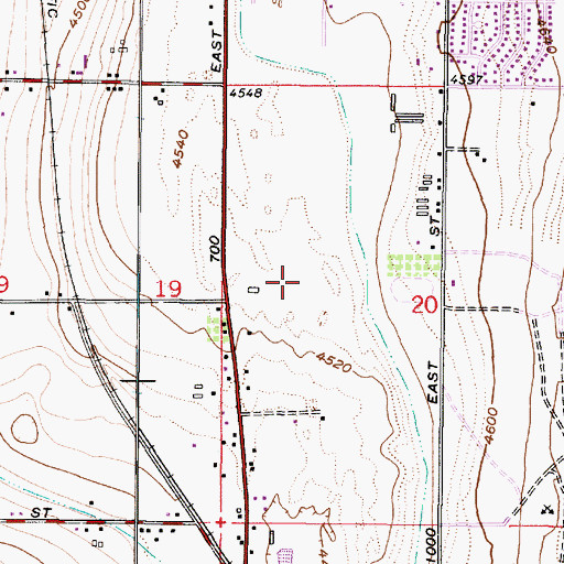 Topographic Map of Storm Mountain Terrace, UT