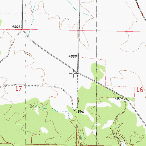 Topographic Map of Big Plain Junction, UT