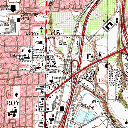 Topographic Map of Cozydale, UT