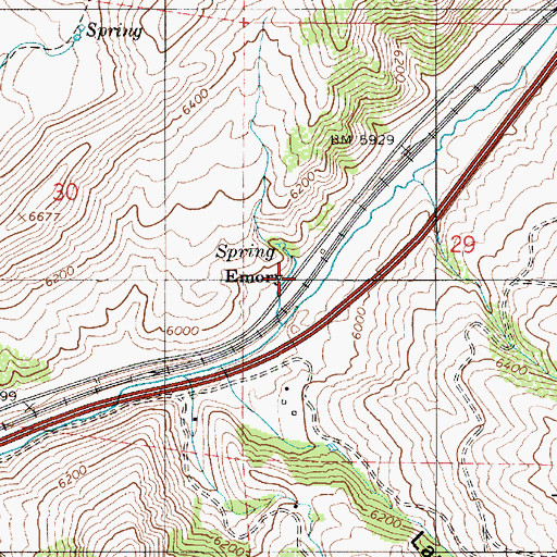 Topographic Map of Emory, UT