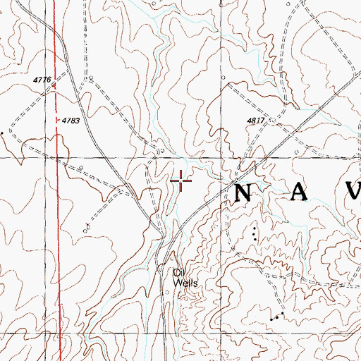 Topographic Map of Red Lake Village, UT