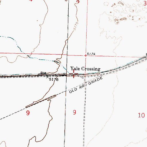 Topographic Map of Yale Crossing, UT