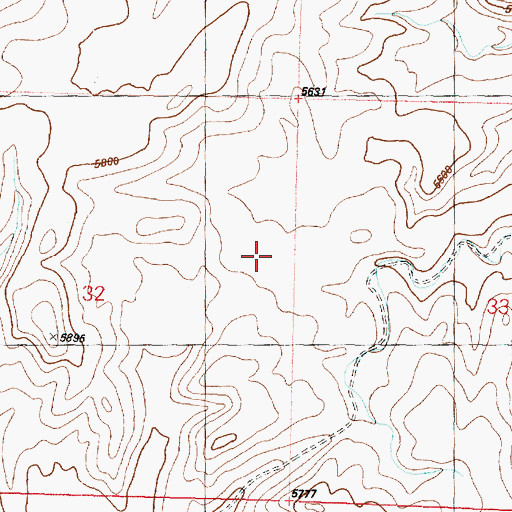 Topographic Map of Black Hills, UT