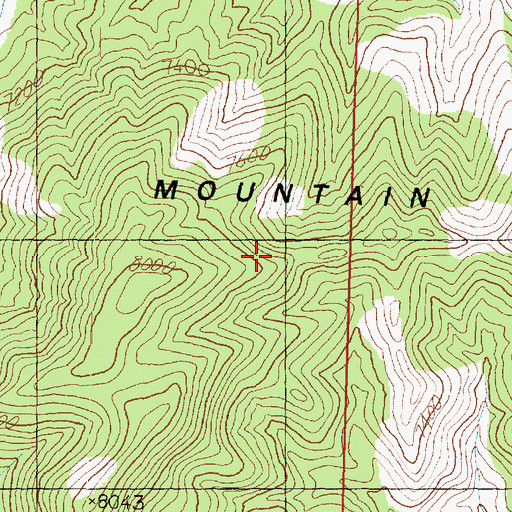 Topographic Map of Conger Mountain, UT