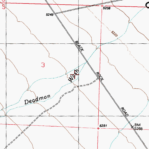 Topographic Map of Deadman Wash, UT