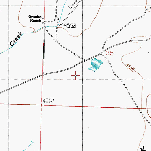 Topographic Map of Granite Creek, UT