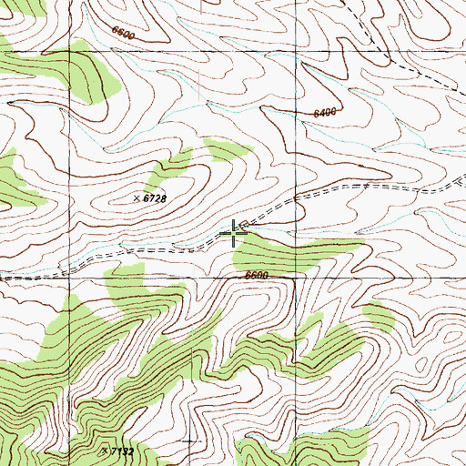 Topographic Map of North Canyon, UT
