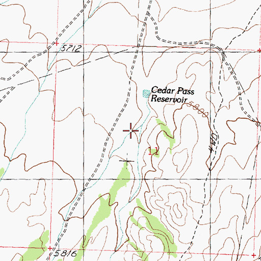 Topographic Map of North Juniper Wash, UT