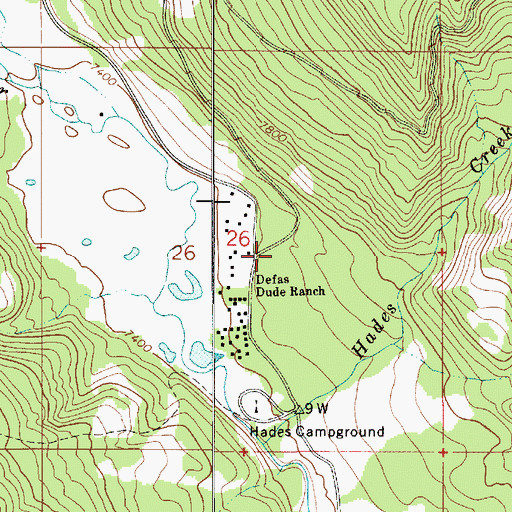 Topographic Map of Del Monte Mine, UT