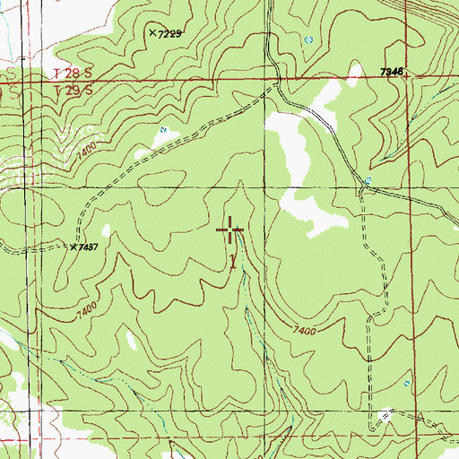 Topographic Map of Spring Canyon, UT