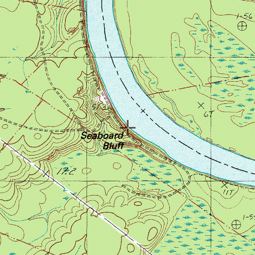 Topographic Map of Seaboard Landing, AL