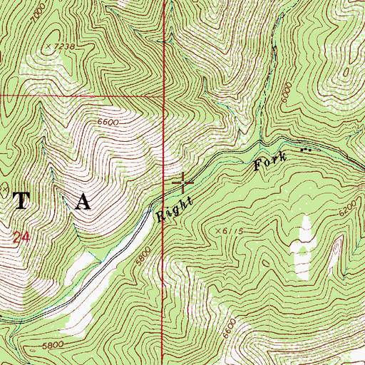 Topographic Map of Lone Fir Picnic Area, UT