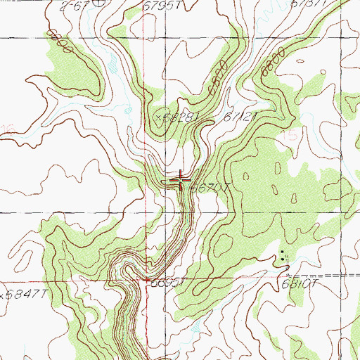 Topographic Map of Pearson Wash, UT