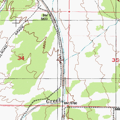 Topographic Map of Mammoth Gulch, UT
