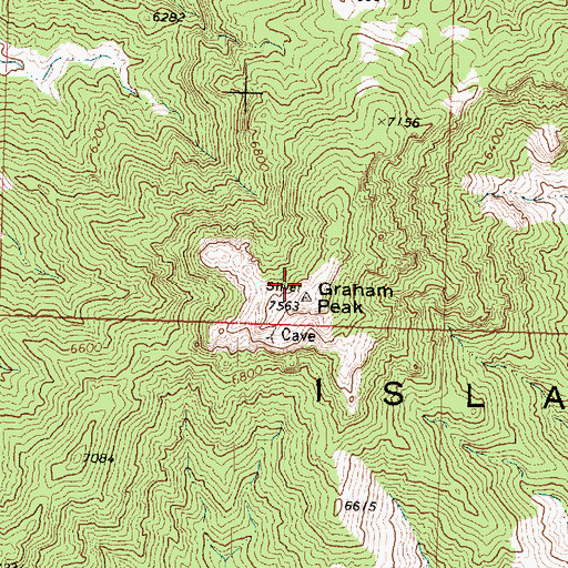 Topographic Map of Silver Island, UT